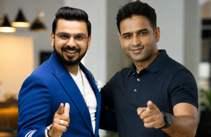 Nithin Kamath and Pushkar Raj Thakur